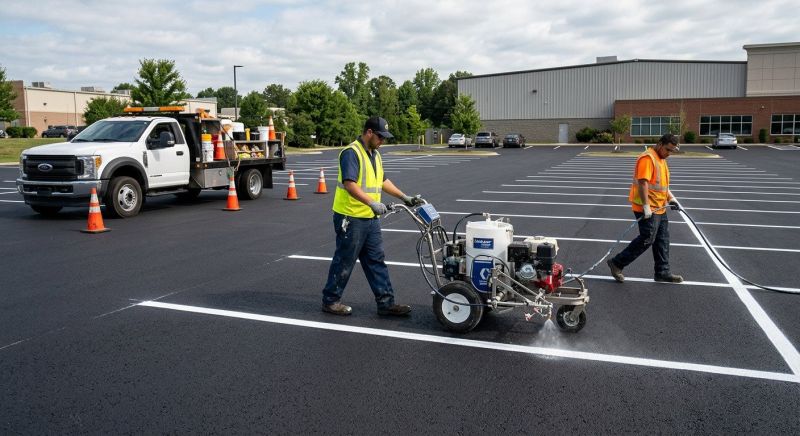 Asphalt Painting in Temecula, CA