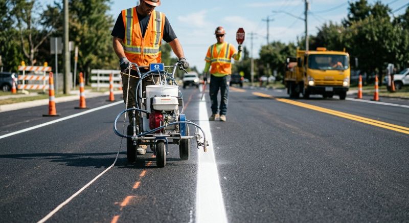Asphalt Painting in Katy, TX