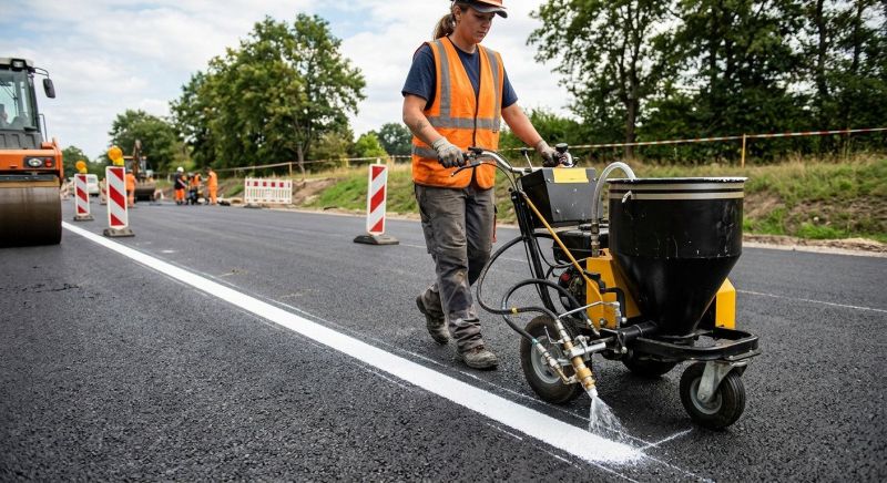 Asphalt Painting in Hilton Head Island, SC