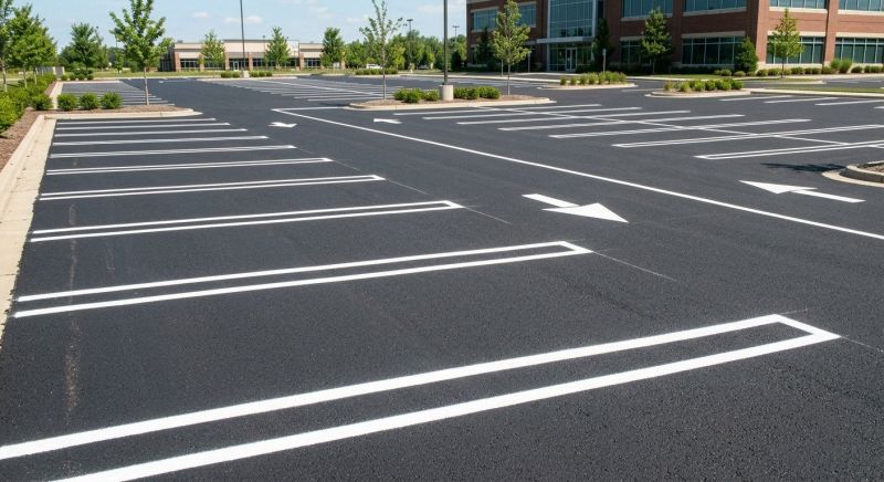 Commercial Asphalt Painting in Houston, TX
