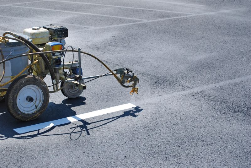 Commercial Asphalt Painting in Gwinnett County, GA