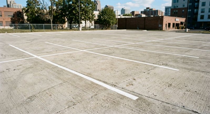 Concrete Parking Lot Striping in Orange County, CA