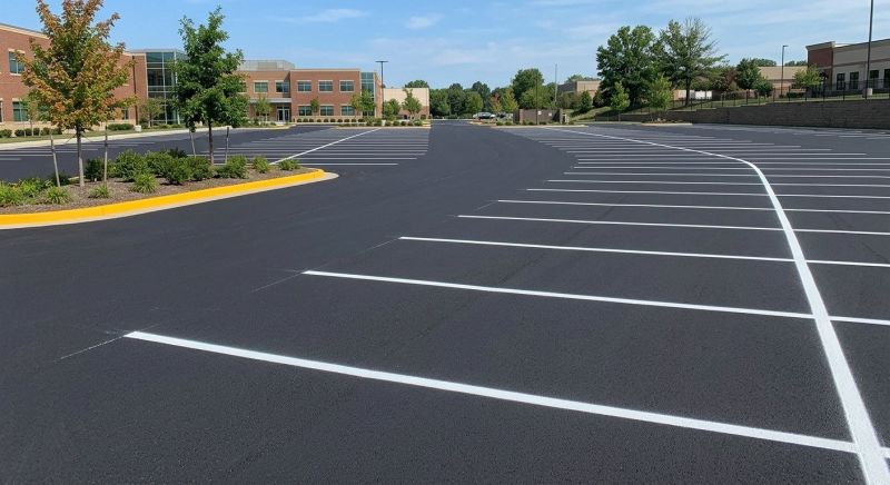 Concrete Parking Lot Striping in Hilton Head Island, SC