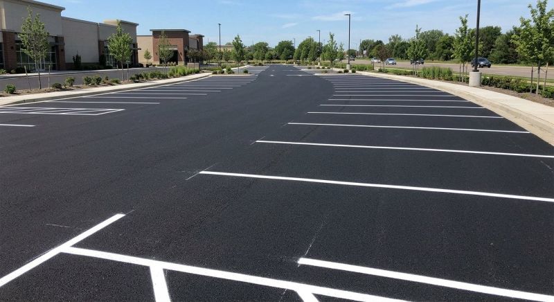 Concrete Parking Lot Striping in Los Angeles, CA