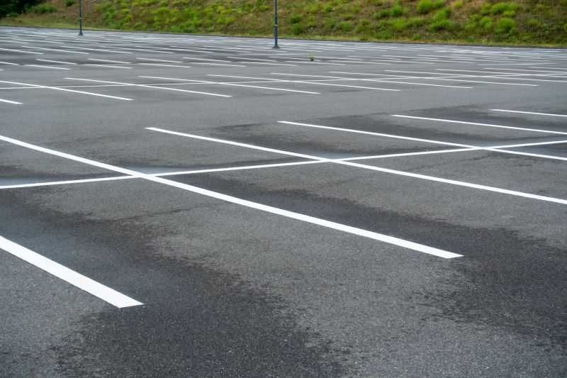 Freshly Painted Parking Spaces
