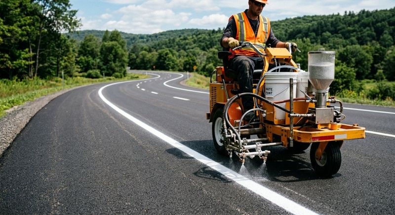 Pavement Striping Service in Los Angeles, CA