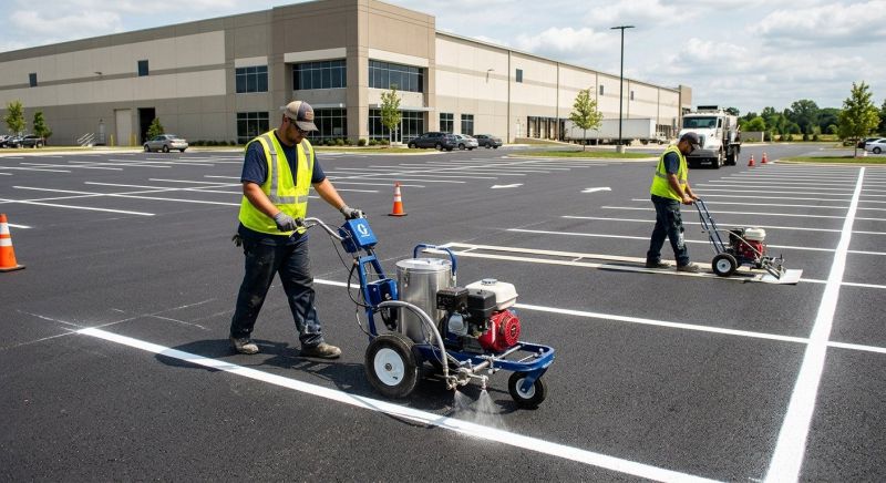 Asphalt Striping in Orange County, CA