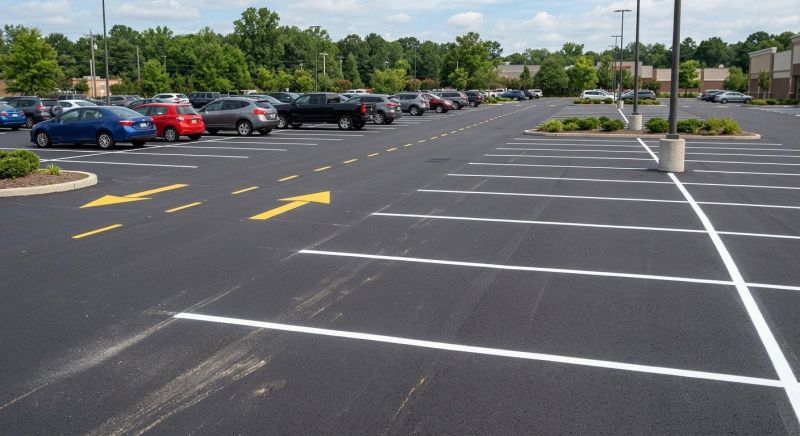 Parking Area Striping in Palm Springs, CA